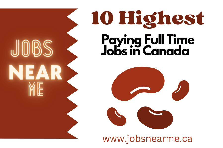 Paying Full Time Jobs in Canada
